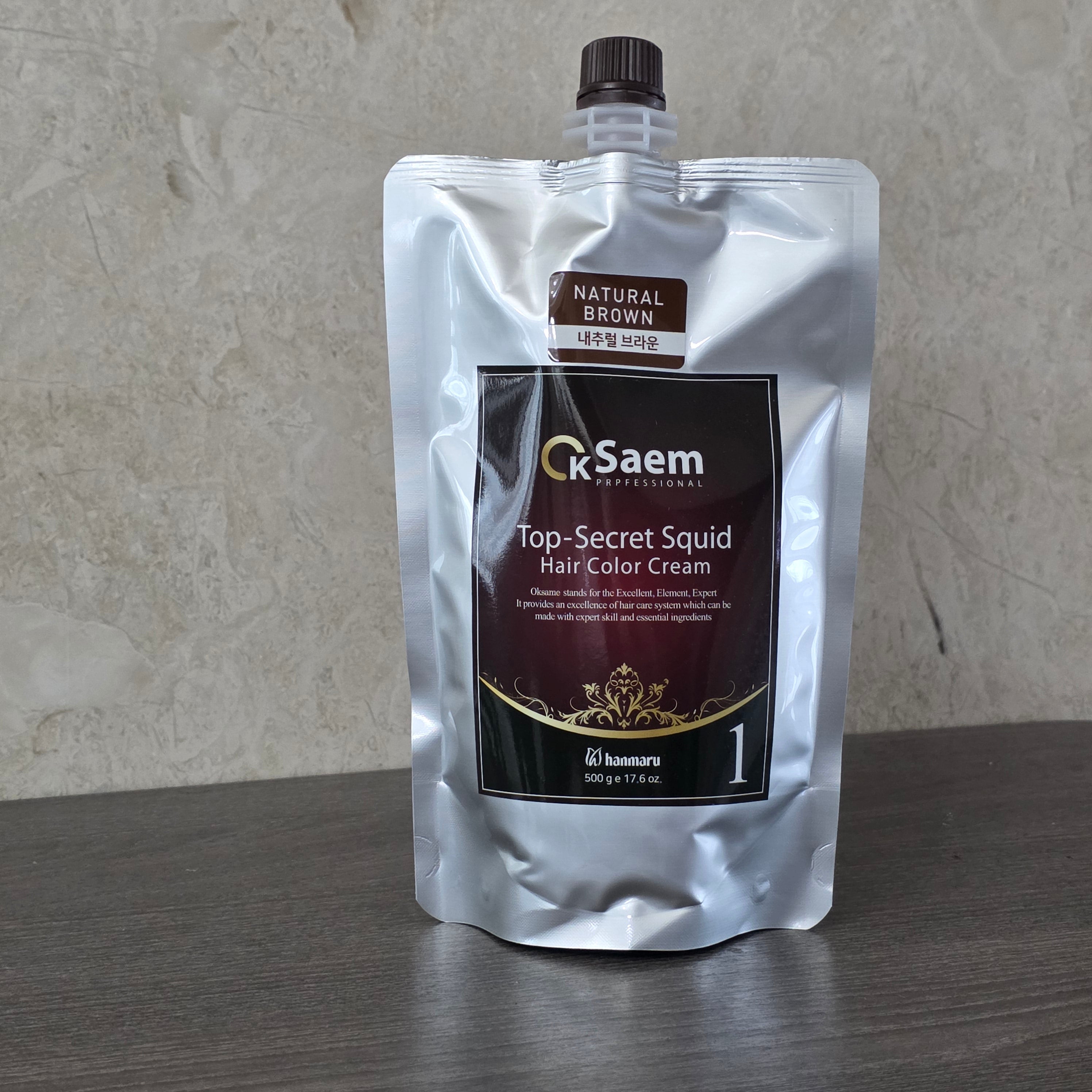 Hair color cream, Step 1 (Natural Brown)